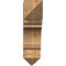 Ekena Millwork Olympic Arts & Crafts Rough Sawn Bracket, Western Red Cedar, 6"W x 22"D x 22"H BKT06X22X22OLY03RWR - alternate 4